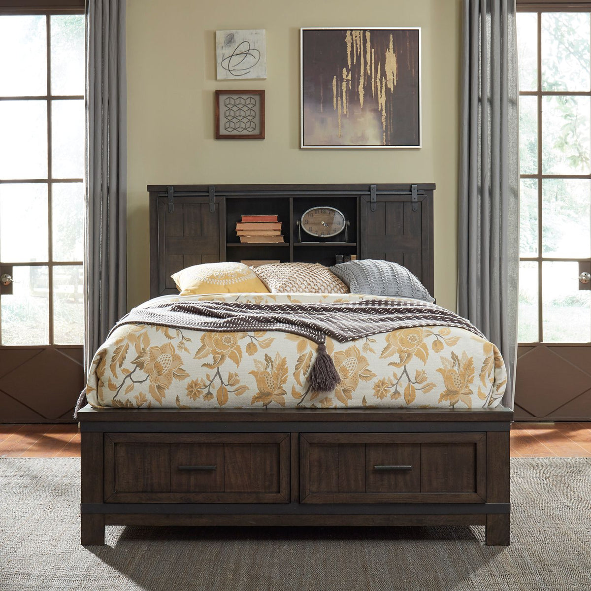 759-BR-QBB - Queen Bookcase Bed - Liberty Furniture