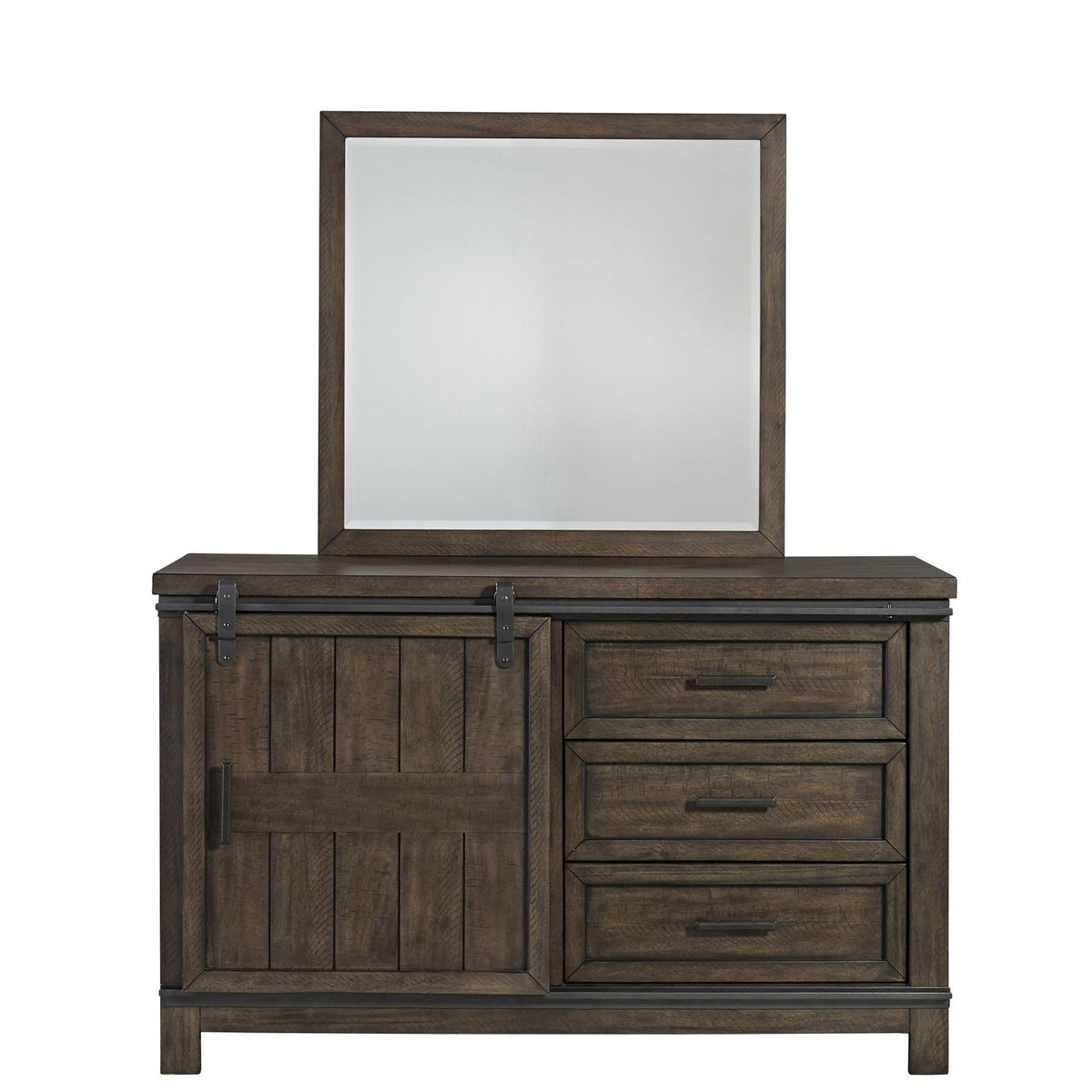759-YBR-FBBDM - Full Bookcase Bed, Dresser & Mirror - Liberty Furniture