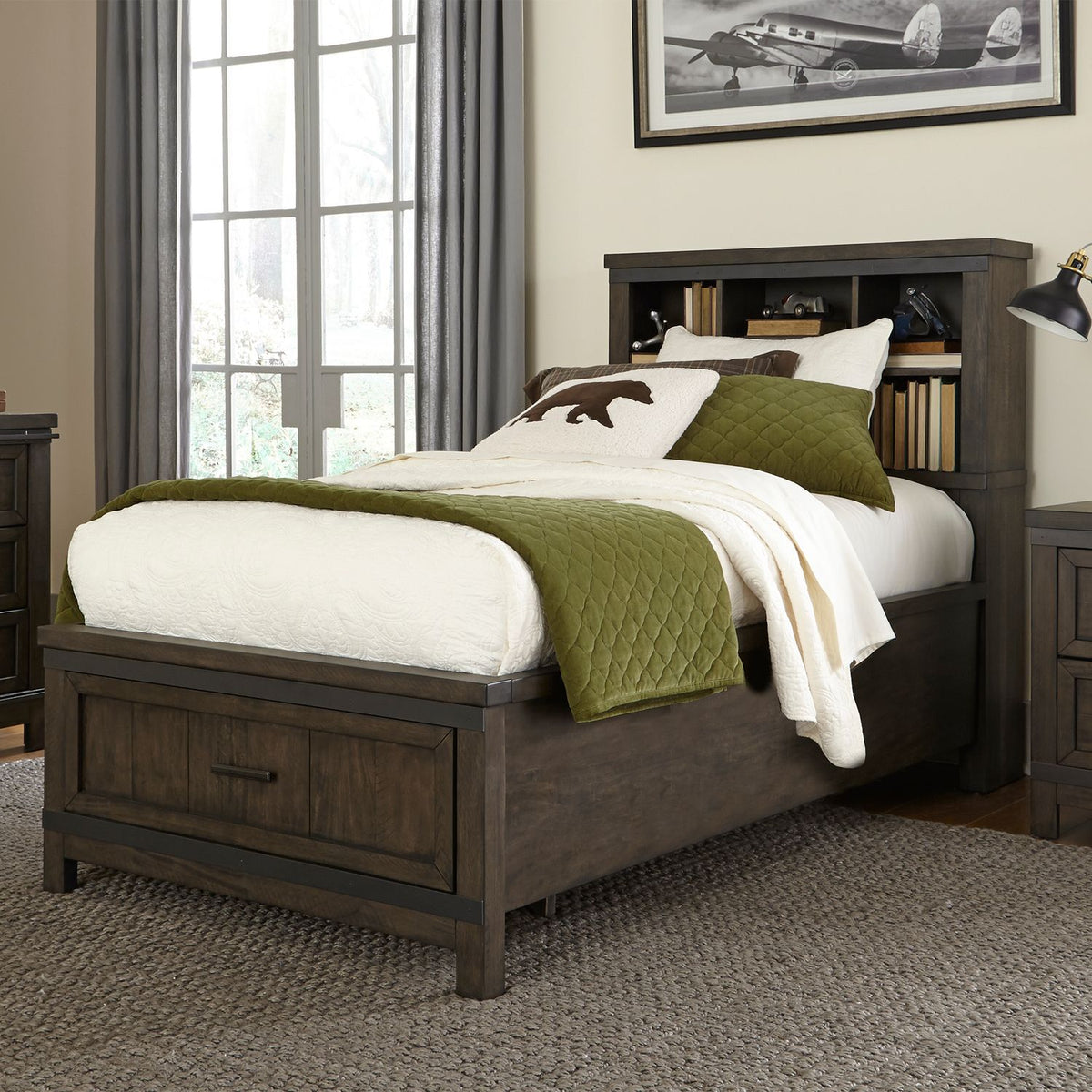 759-YBR-TBB - Twin Bookcase Bed - Liberty Furniture