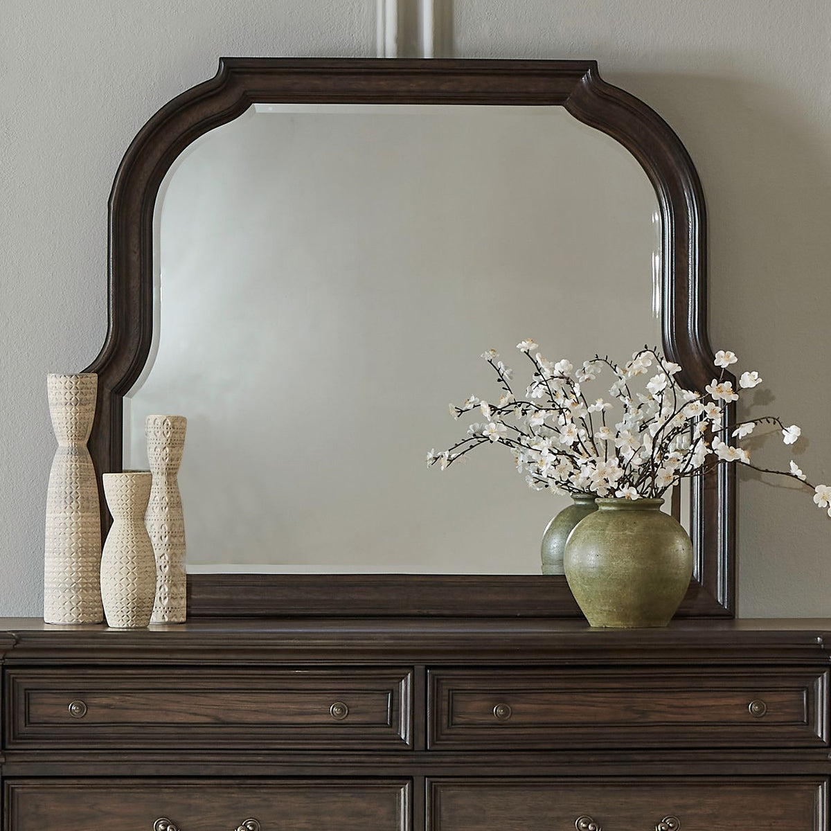 765-BR52 - Curved Mirror - Liberty Furniture