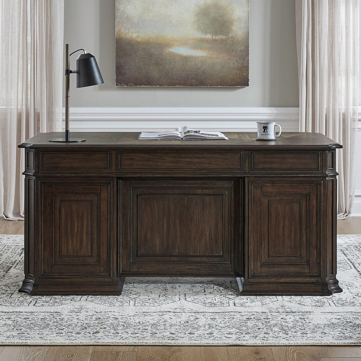 765-HO-JED - Jr Executive Desk - Liberty Furniture