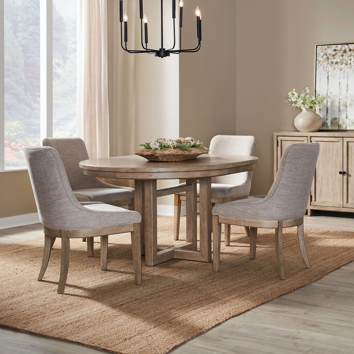 780-DR-O5PDS - Opt 5 Piece Pedestal Table Set - Liberty Furniture