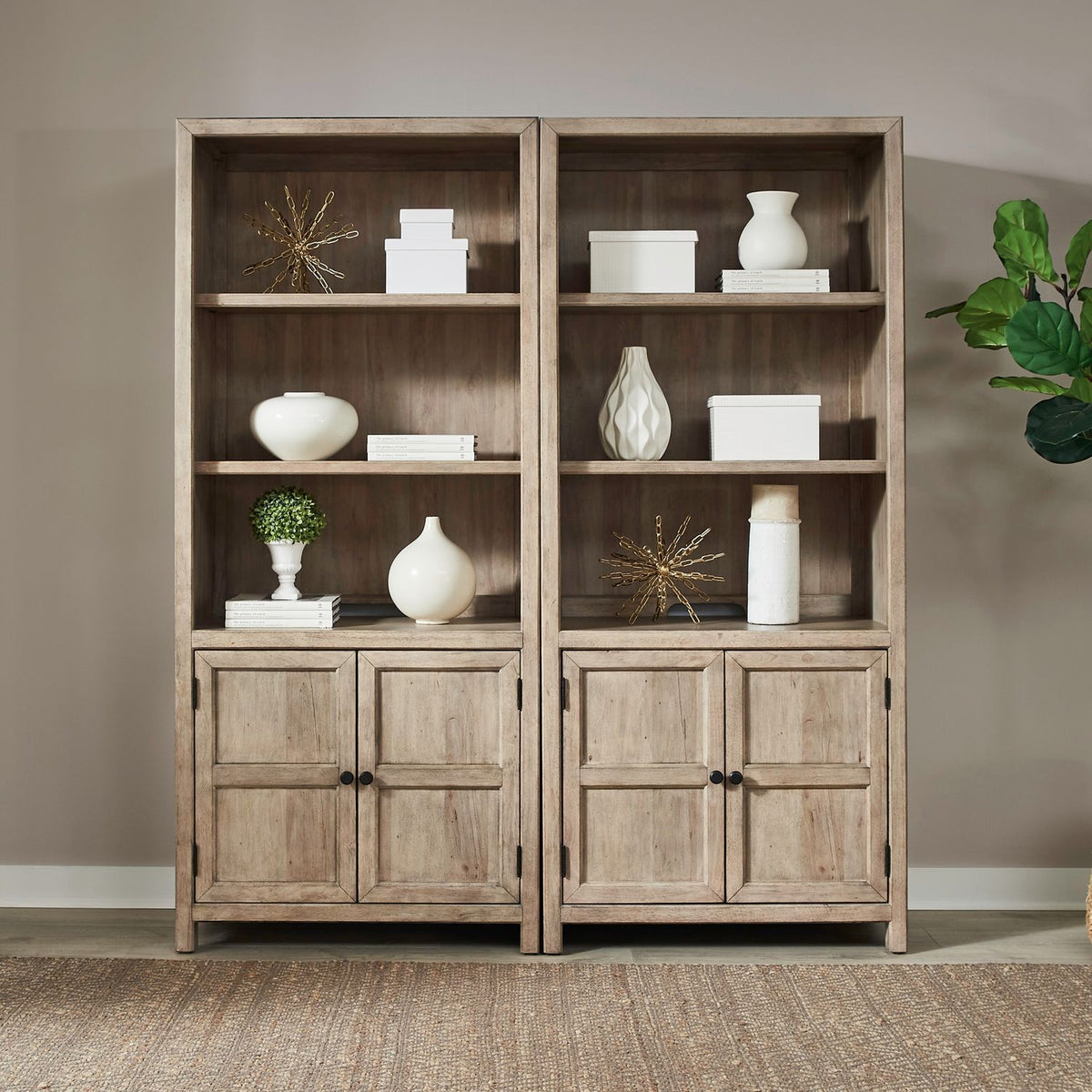 780-HO-2BB - 2 Piece Bunching Bookcase - Liberty Furniture