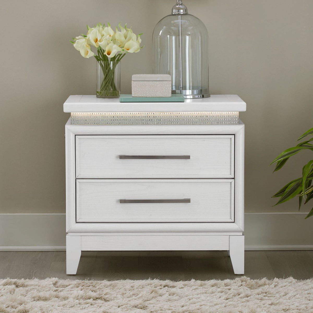 781-BR61 - Nightstand w/ Lights and Charging Station - Liberty Furniture