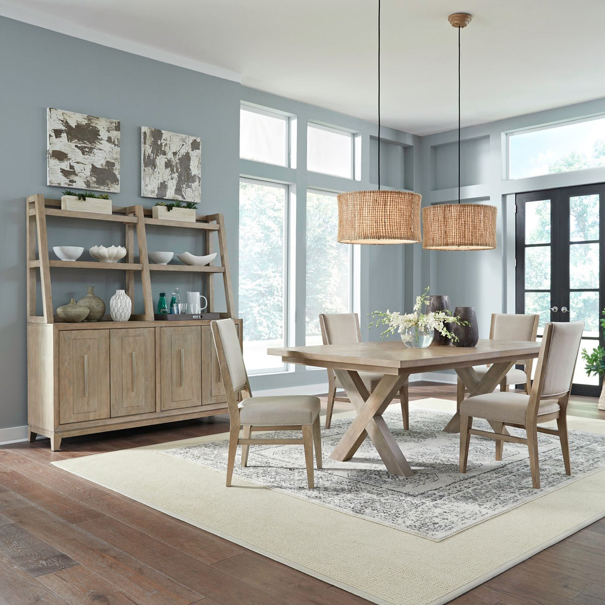 789-DR-52PS - 5 Piece Double Pedestal Table Set - Liberty Furniture