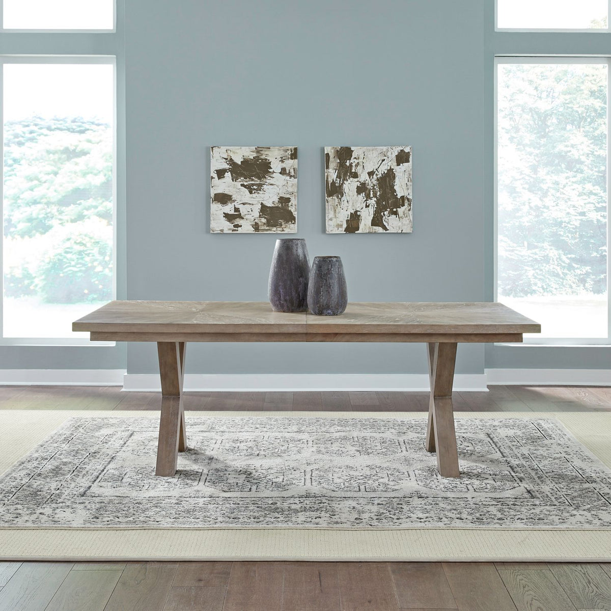 789-P4402 - Double Pedestal Table Base - Liberty Furniture