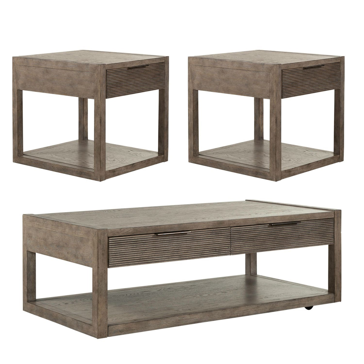 798-OT-3PCS - 3 Piece Set (1-Cocktail 2-End Tables) - Liberty Furniture