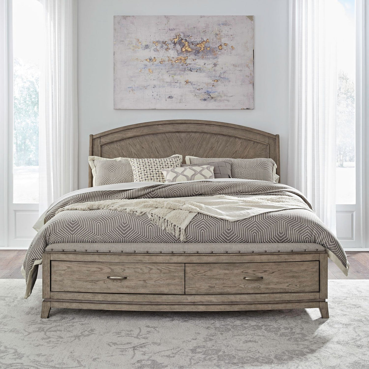 805-BR-KPBS - King Panel Storage Bed - Liberty Furniture
