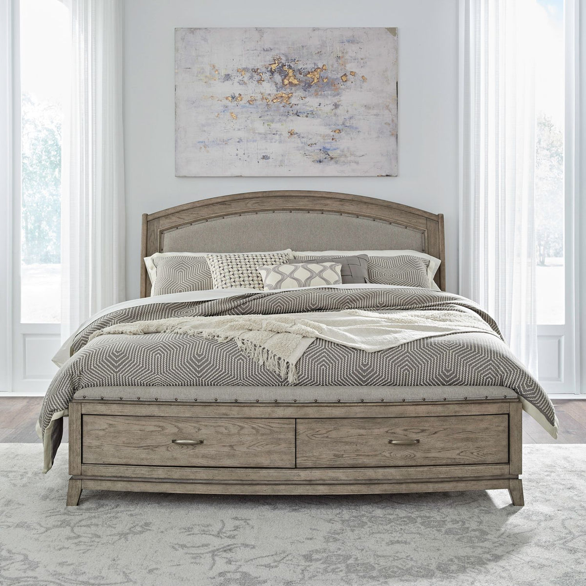 805-BR-KUS - King Uph Storage Bed - Liberty Furniture