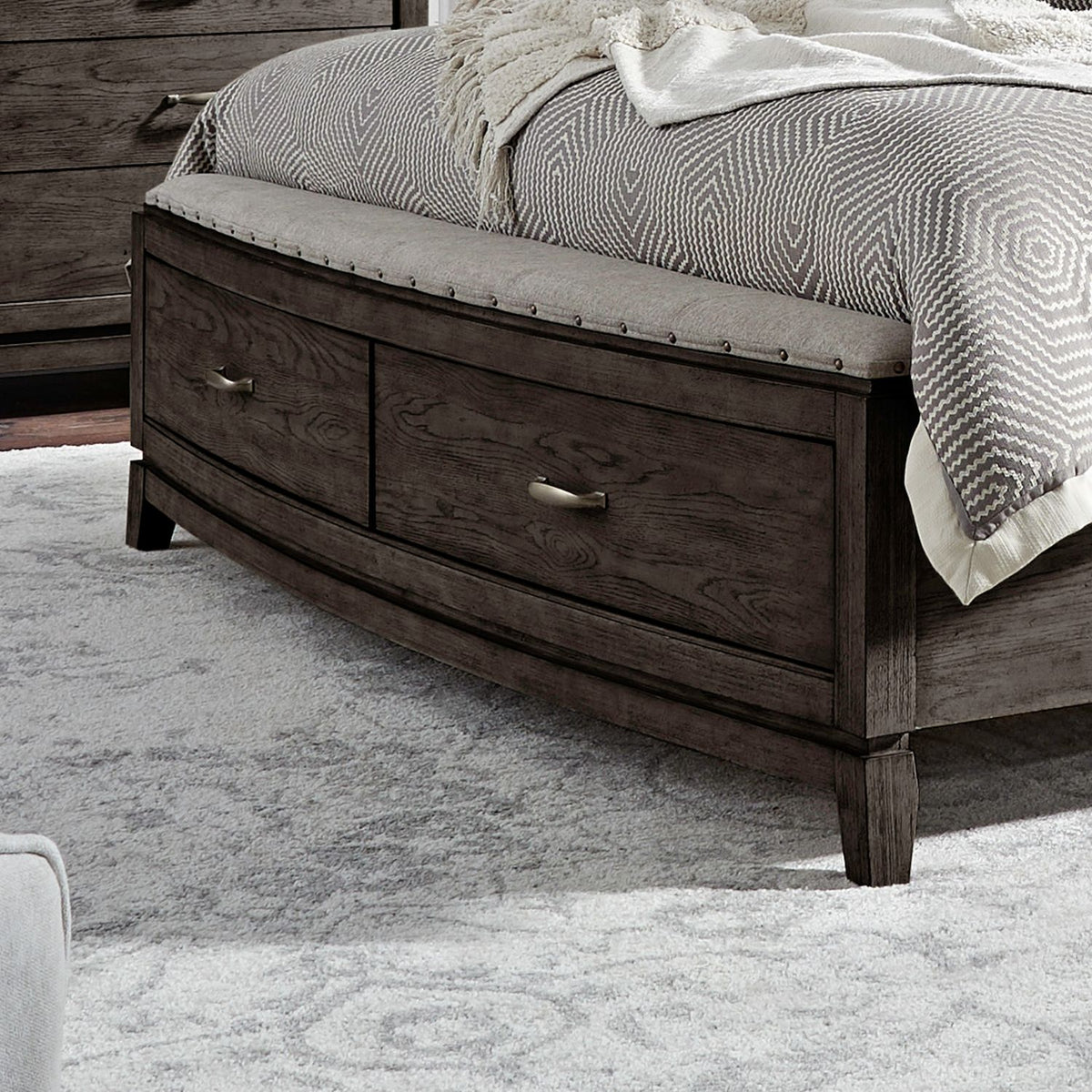 805B-BR24FS - King Storage Footboard w/ Slatroll - Liberty Furniture