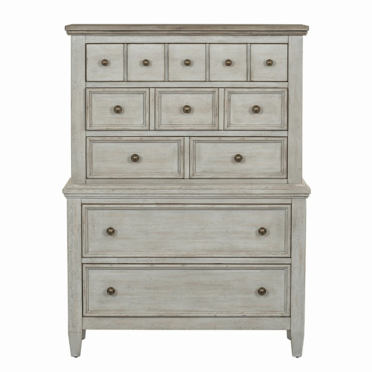824-BR-OKPBDMC - King Opt Panel Bed, Dresser & Mirror, Chest - Liberty Furniture