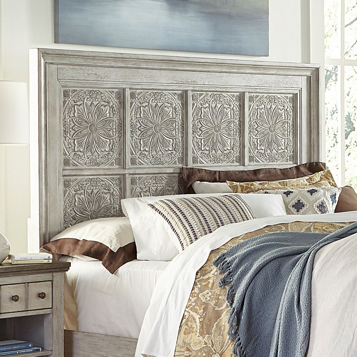 824-BR13H - Queen Decorative Panel Headboard - Liberty Furniture