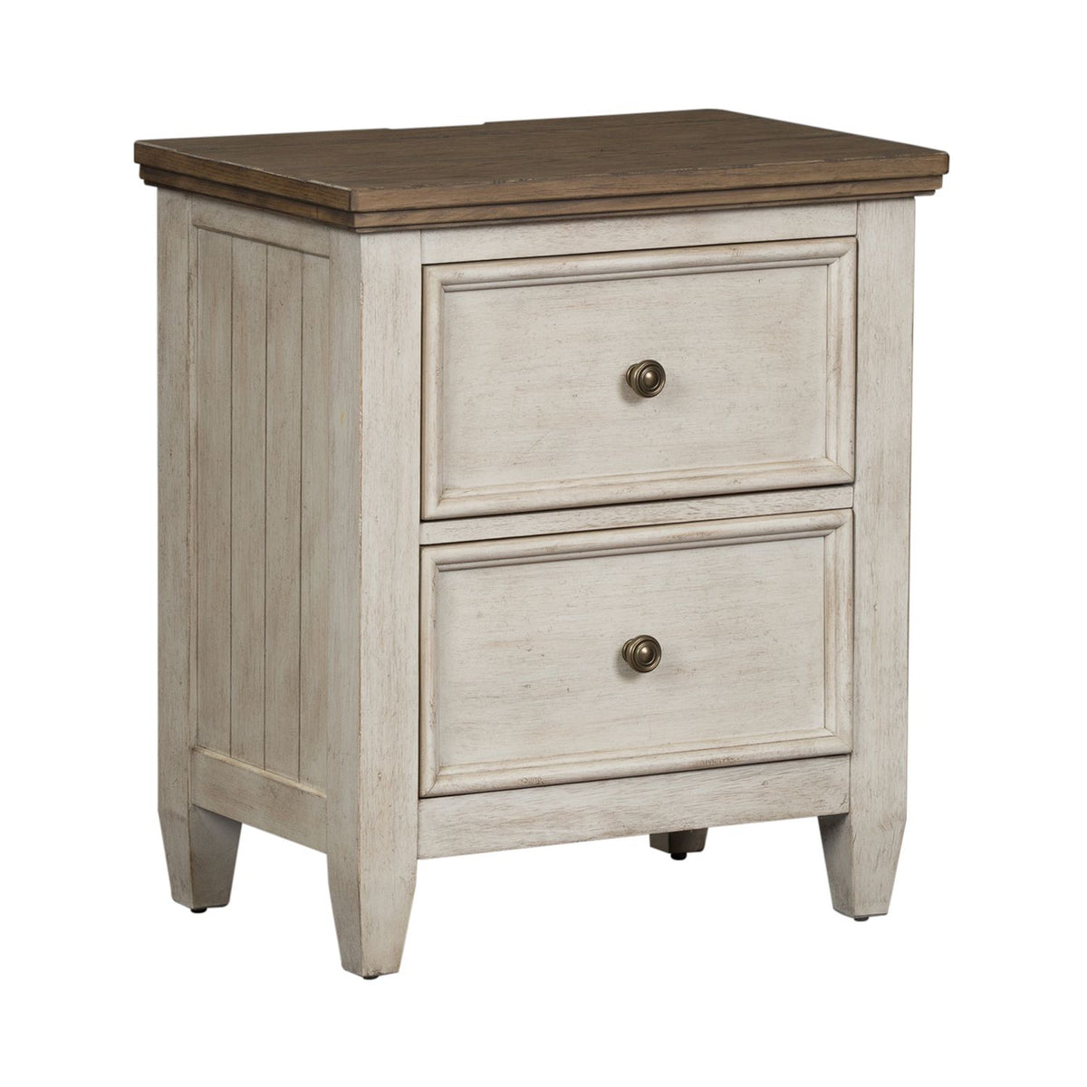 824-BR63 - 2 Drawer Night Stand w/ Charging Station - Liberty Furniture