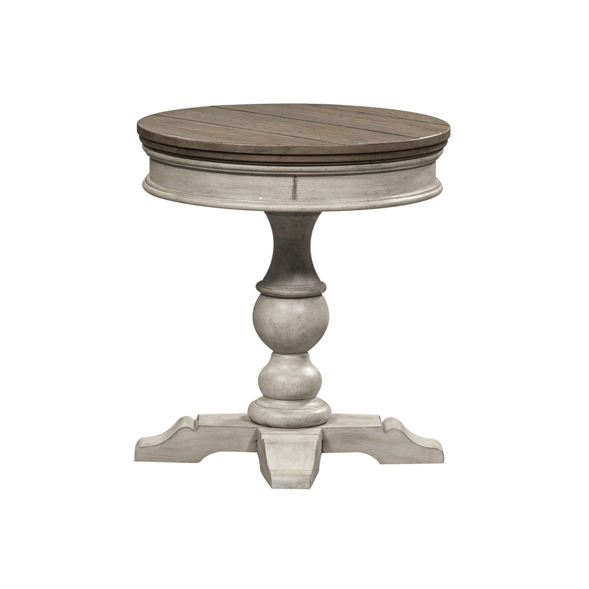 824-OT1022 - Round Pedestal Chair Side Table - Liberty Furniture