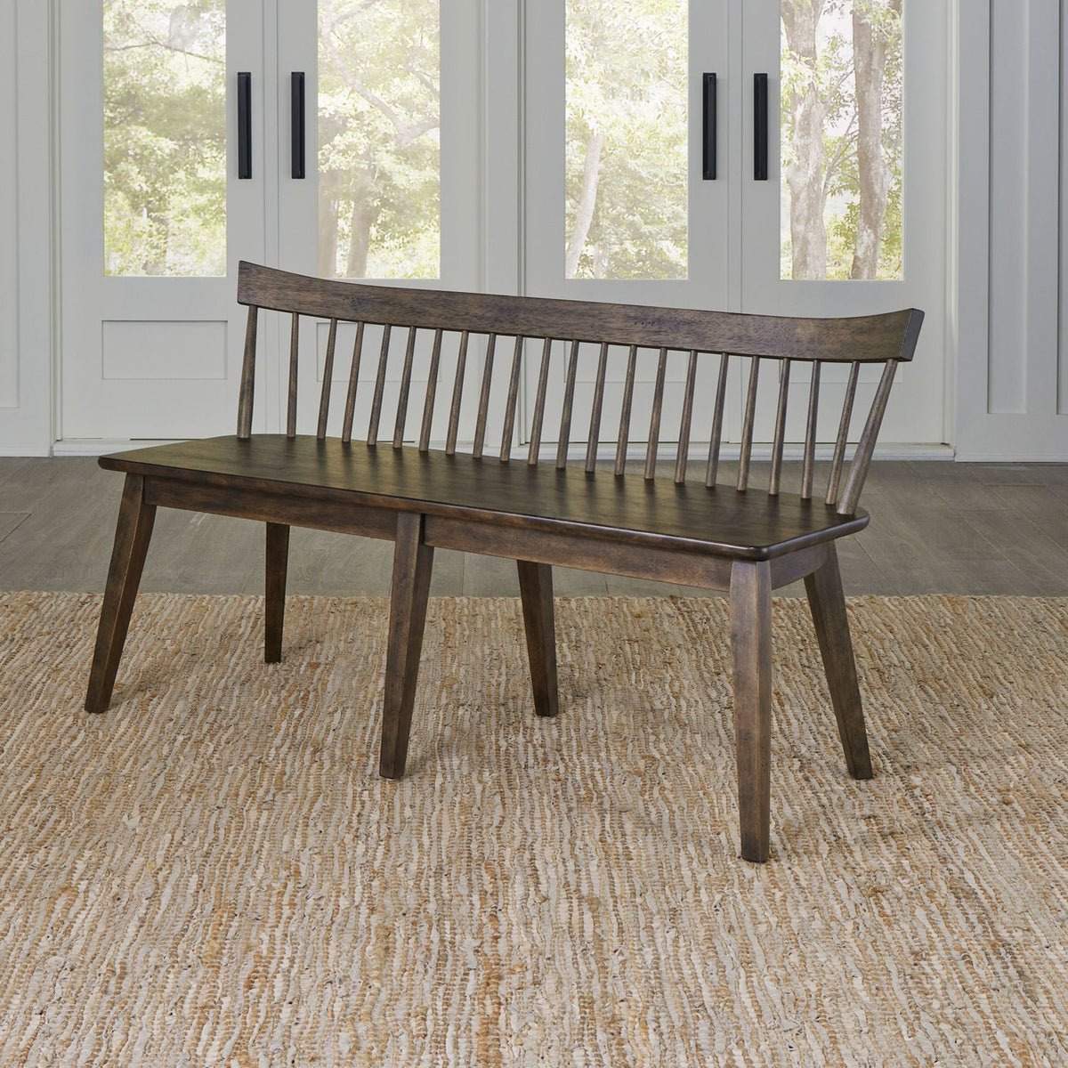 826-C4000B - Spindle Back Bench (RTA) - Liberty Furniture