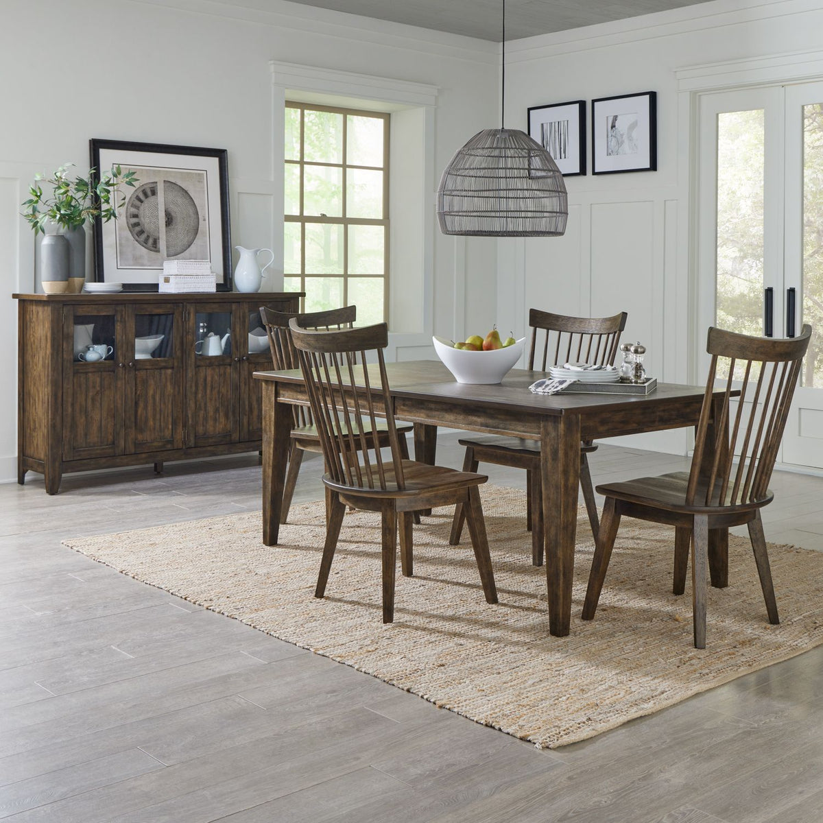 826-CD-5RLS - 5 Piece Rectangular Table Set - Liberty Furniture
