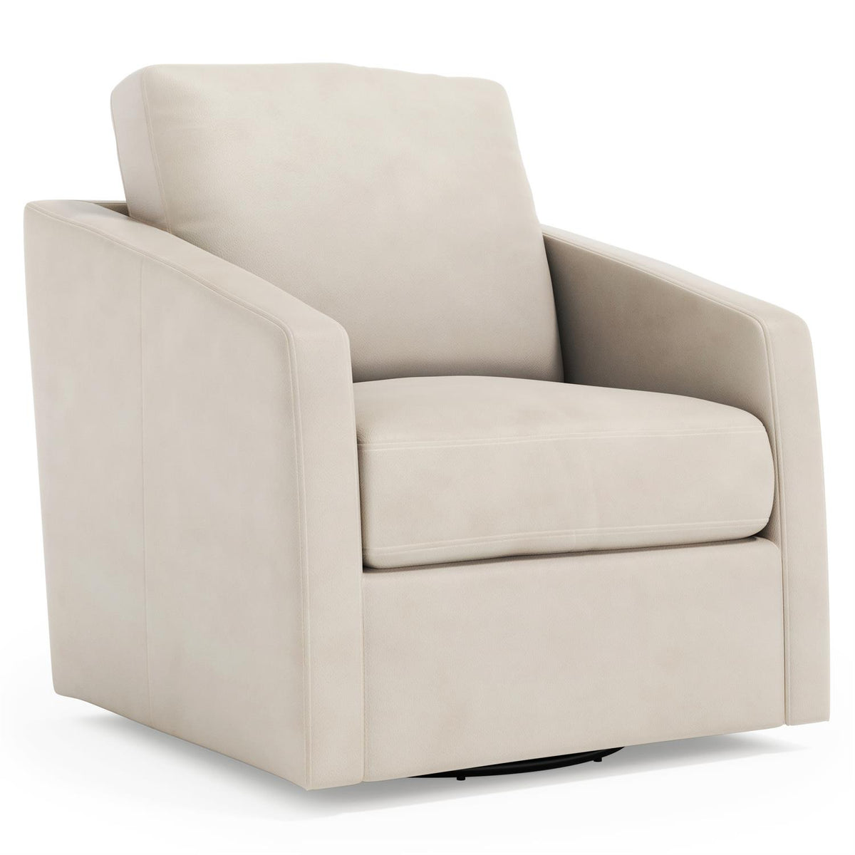 Landry Leather Swivel Chair