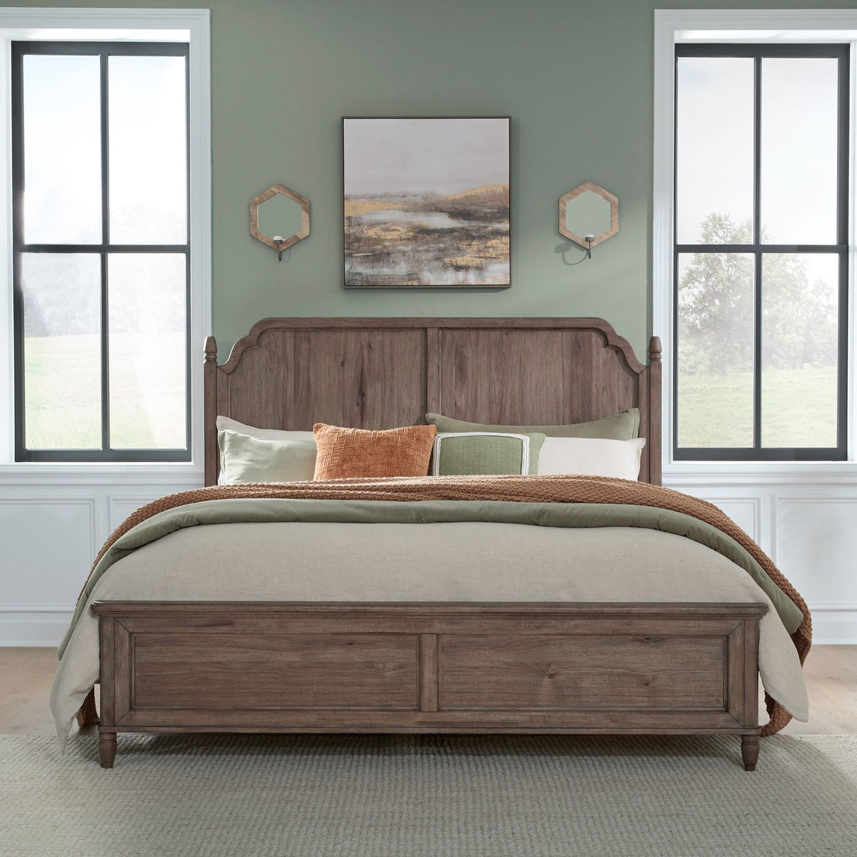 866-BR-KCPB - King California Panel Bed - Liberty Furniture