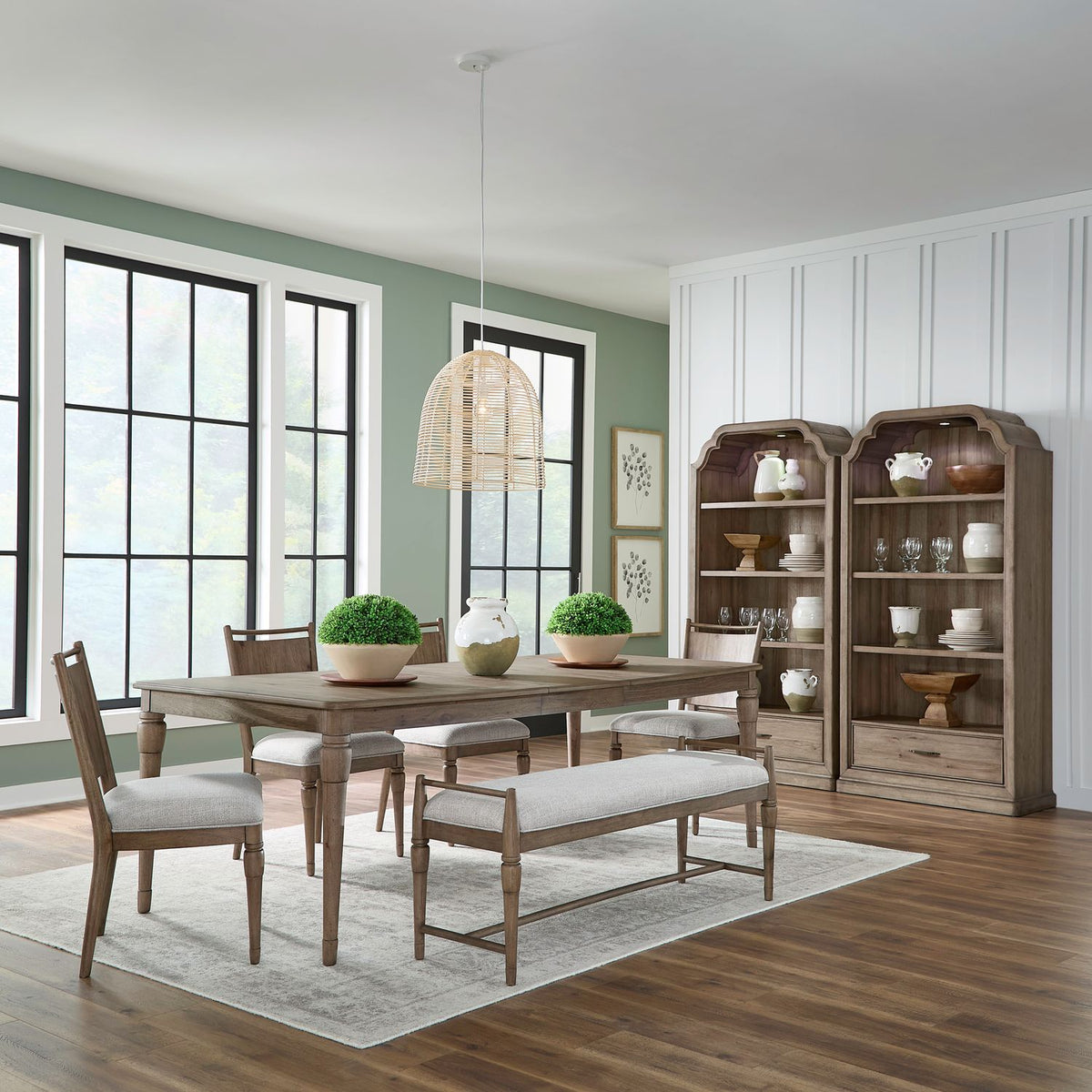 866-DR-6RTS - 6 Piece Rectangular Table Set - Liberty Furniture