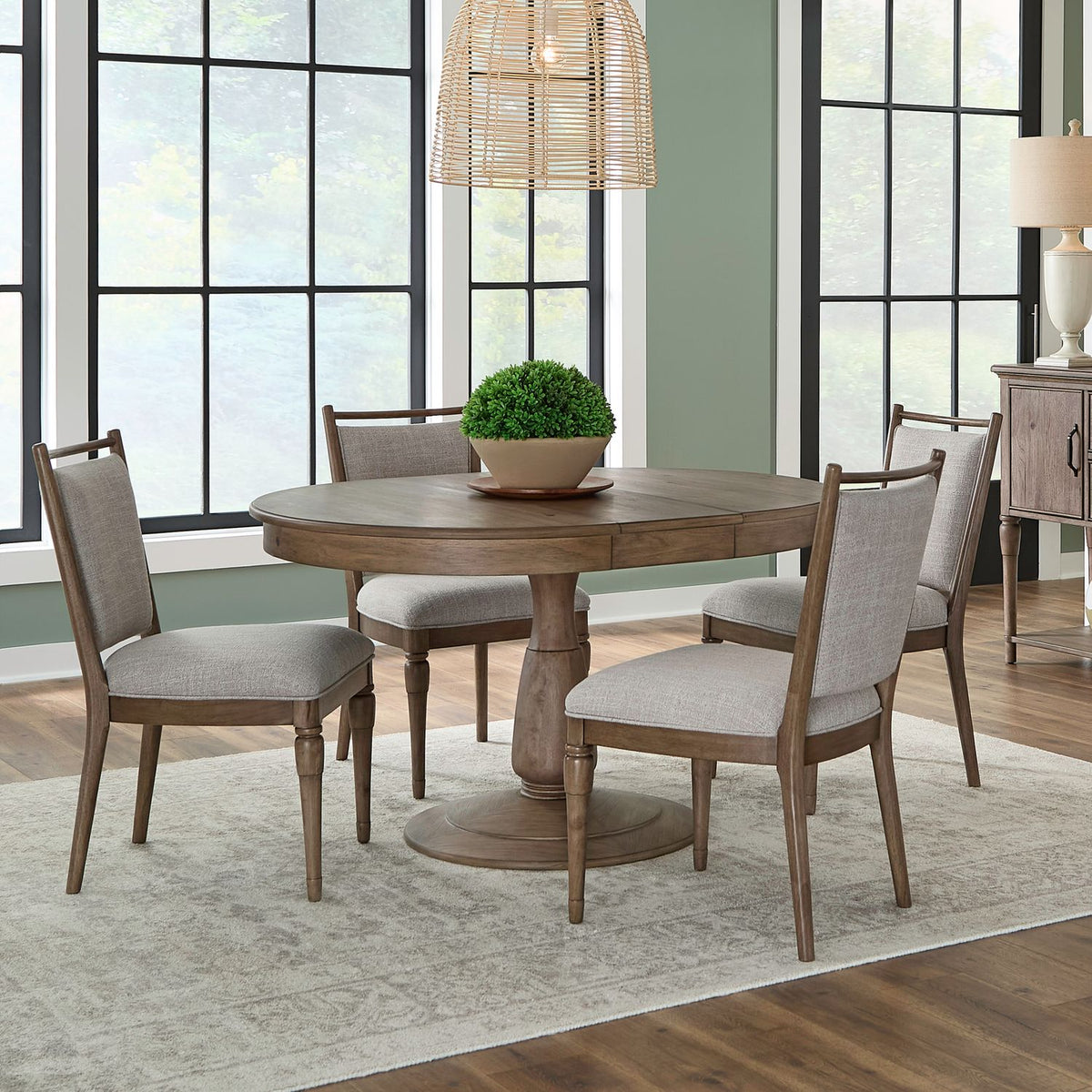 866-DR-O5PDS - Opt 5 Piece Pedestal Table Set - Liberty Furniture