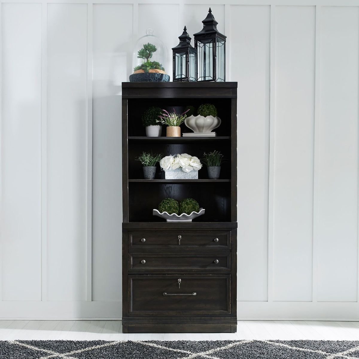 879-HO-2PCS - 2 Piece Hutch & Cabinet Set - Liberty Furniture