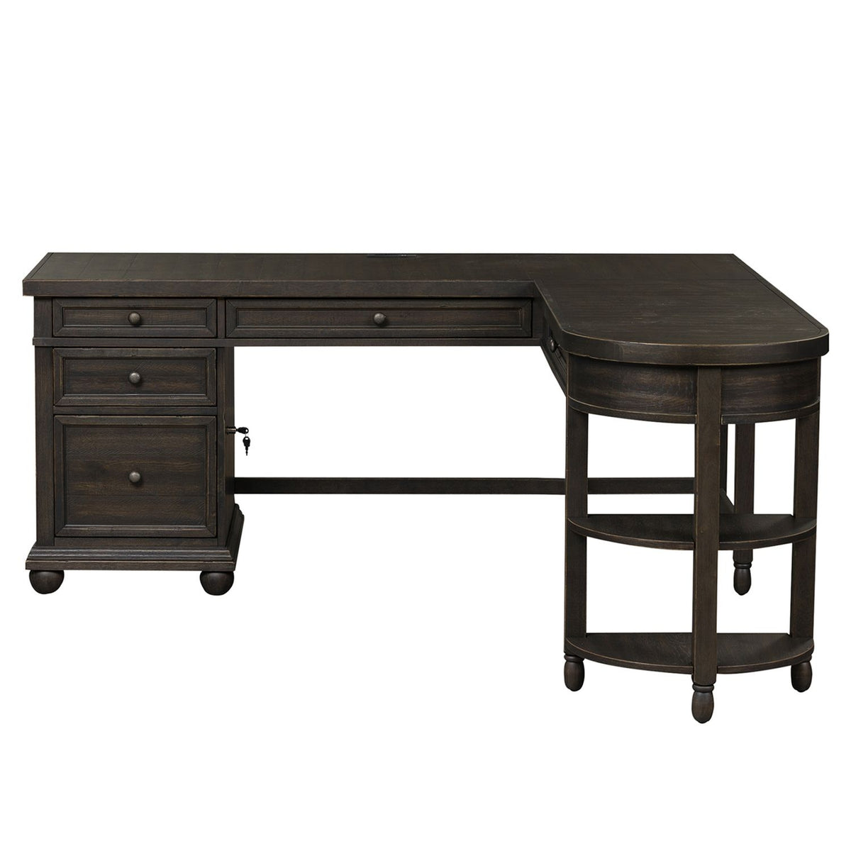 879-HO-OLSD - Opt L Shaped Desk Set - Liberty Furniture