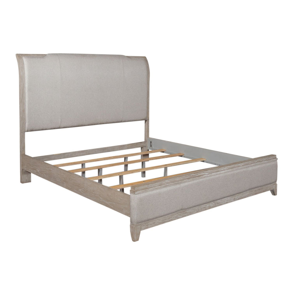 902-BR-CKUBDMC - King California Upholstered Bed, Dresser & Mirror, Chest - Liberty Furniture