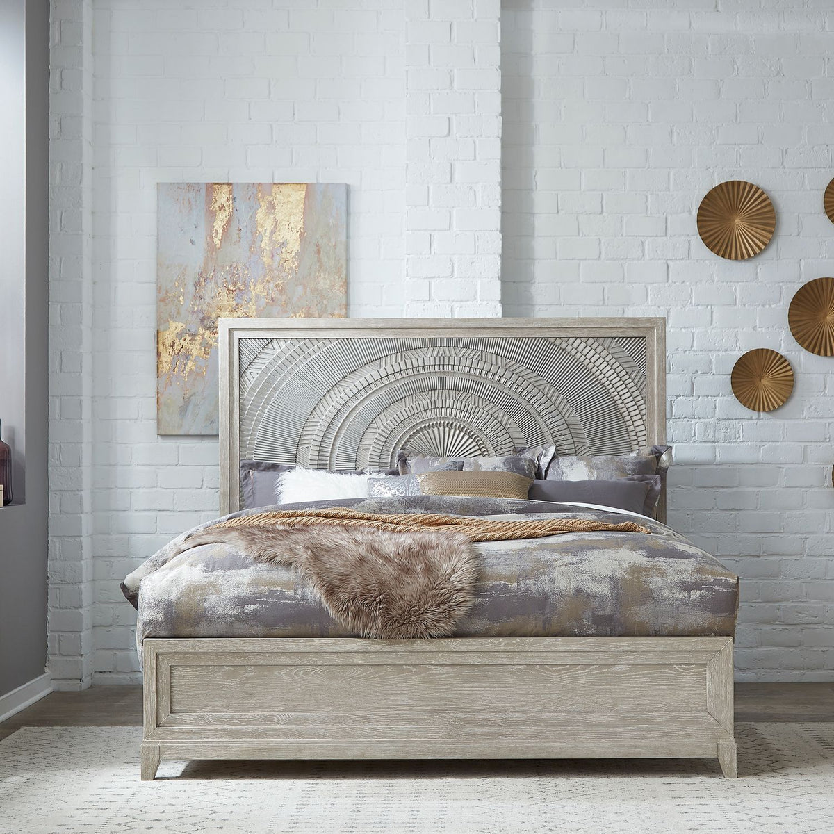 902-BR-CPB - King California Panel Bed - Liberty Furniture