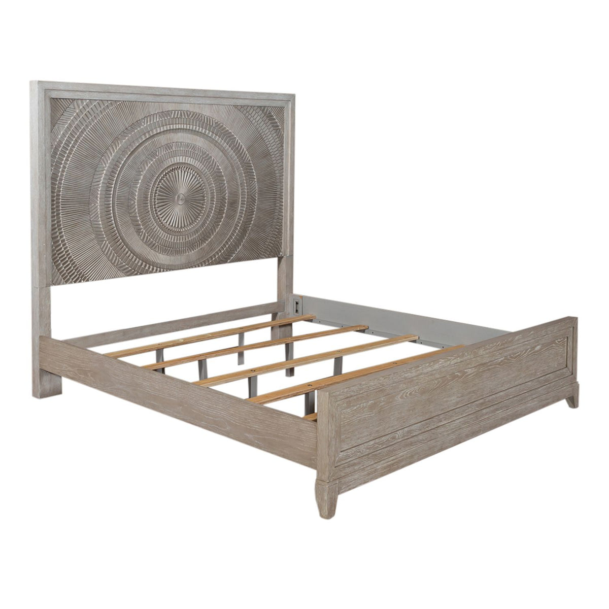 902-BR-CPBDMC - King California Panel Bed, Dresser & Mirror, Chest - Liberty Furniture