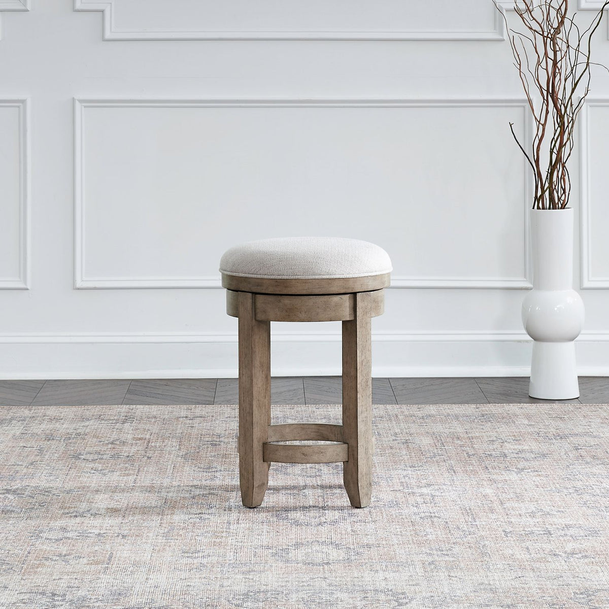 922-OT9003 - Uph Console Swivel Stool (RTA) - Liberty Furniture