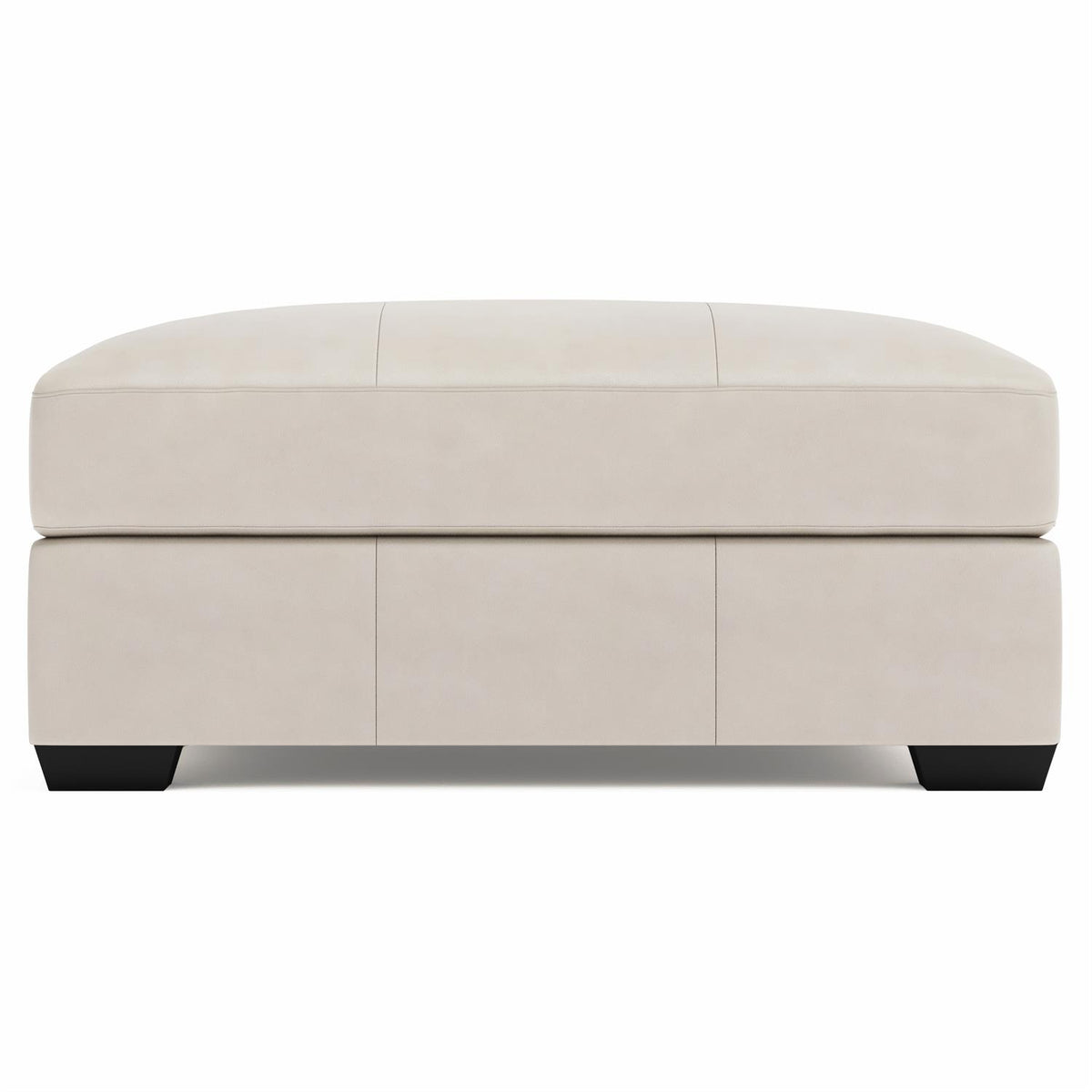 Dawkins Leather Ottoman