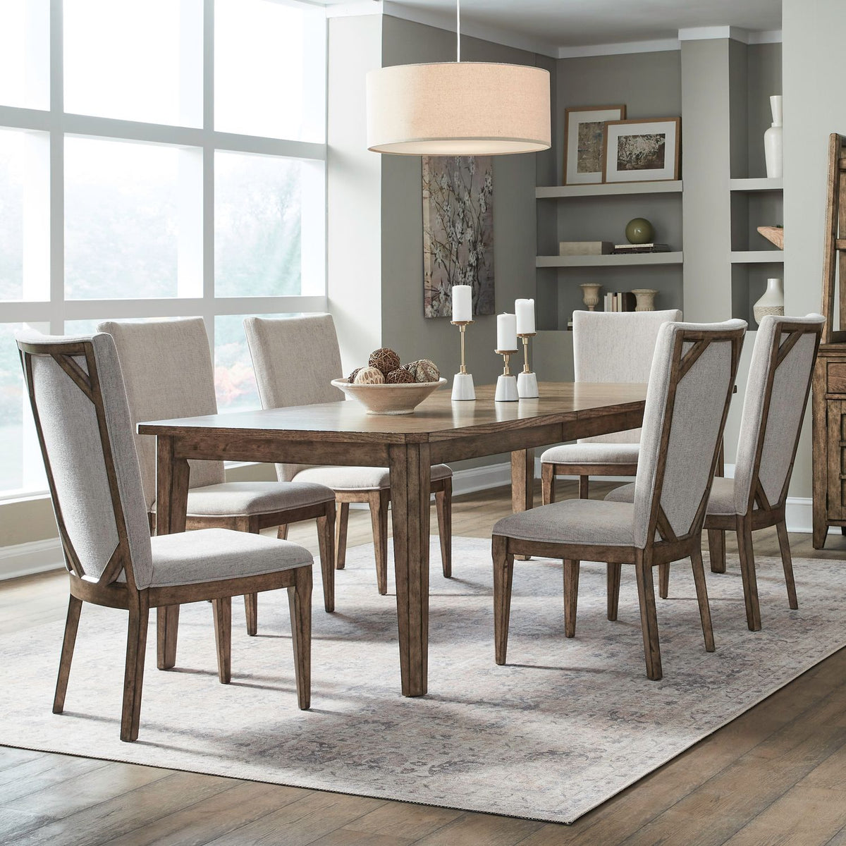 930-DR-7RLS - 7 Piece Rectangular Table Set - Liberty Furniture