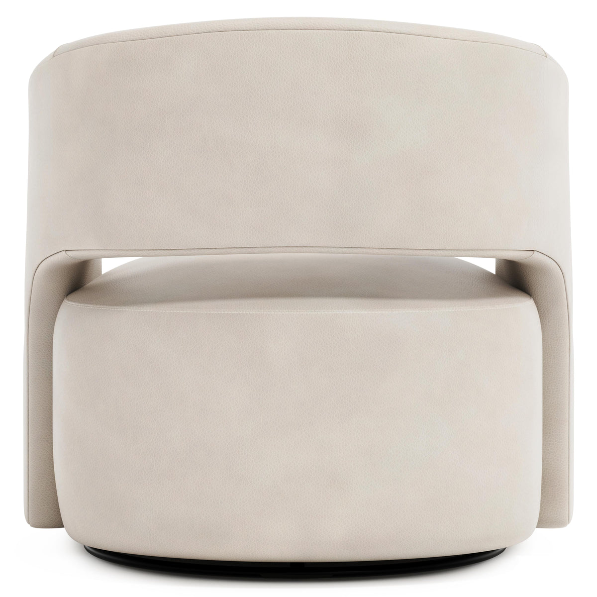 Chloe Leather Swivel Chair