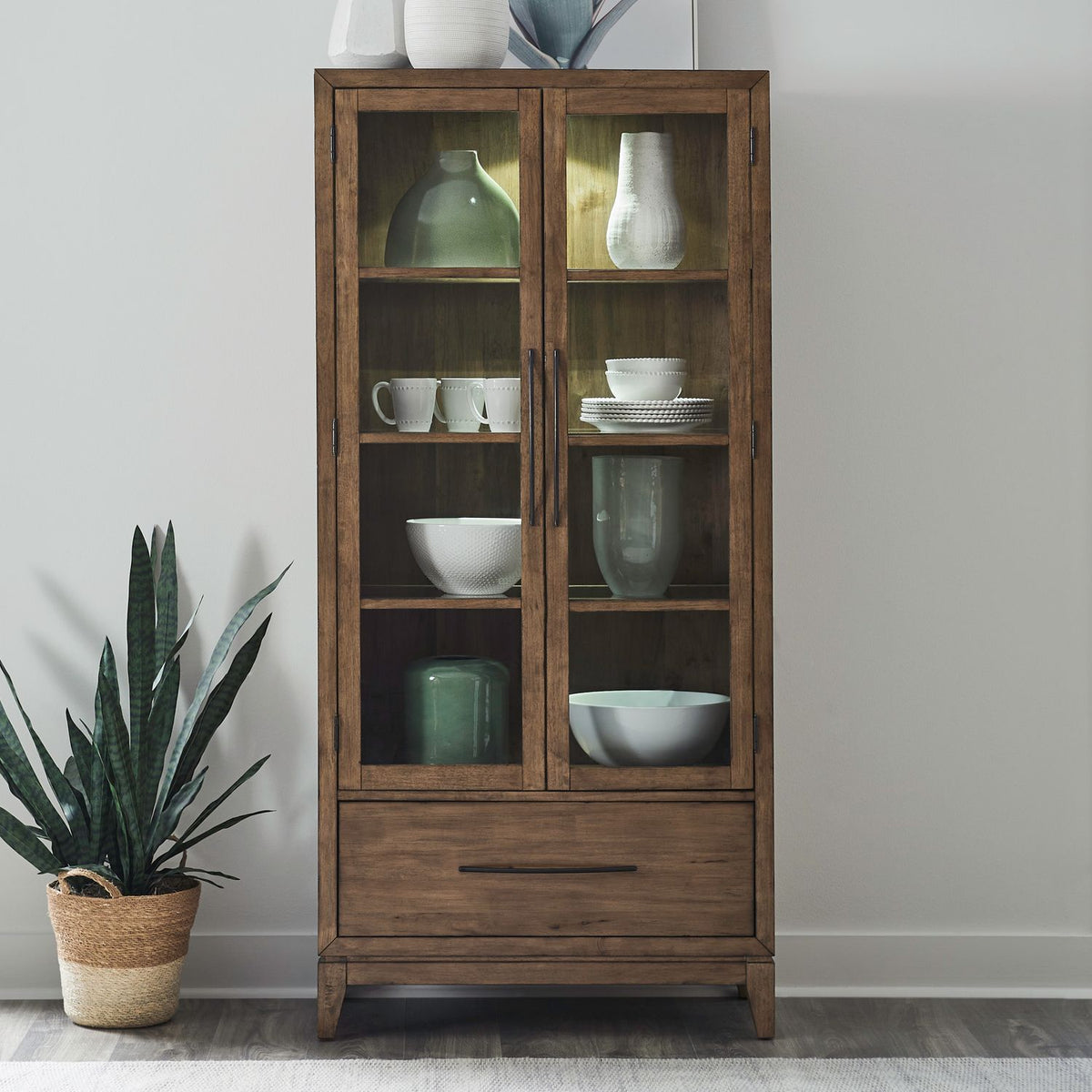 936-CH3676 - Bunching Display Cabinet - Liberty Furniture