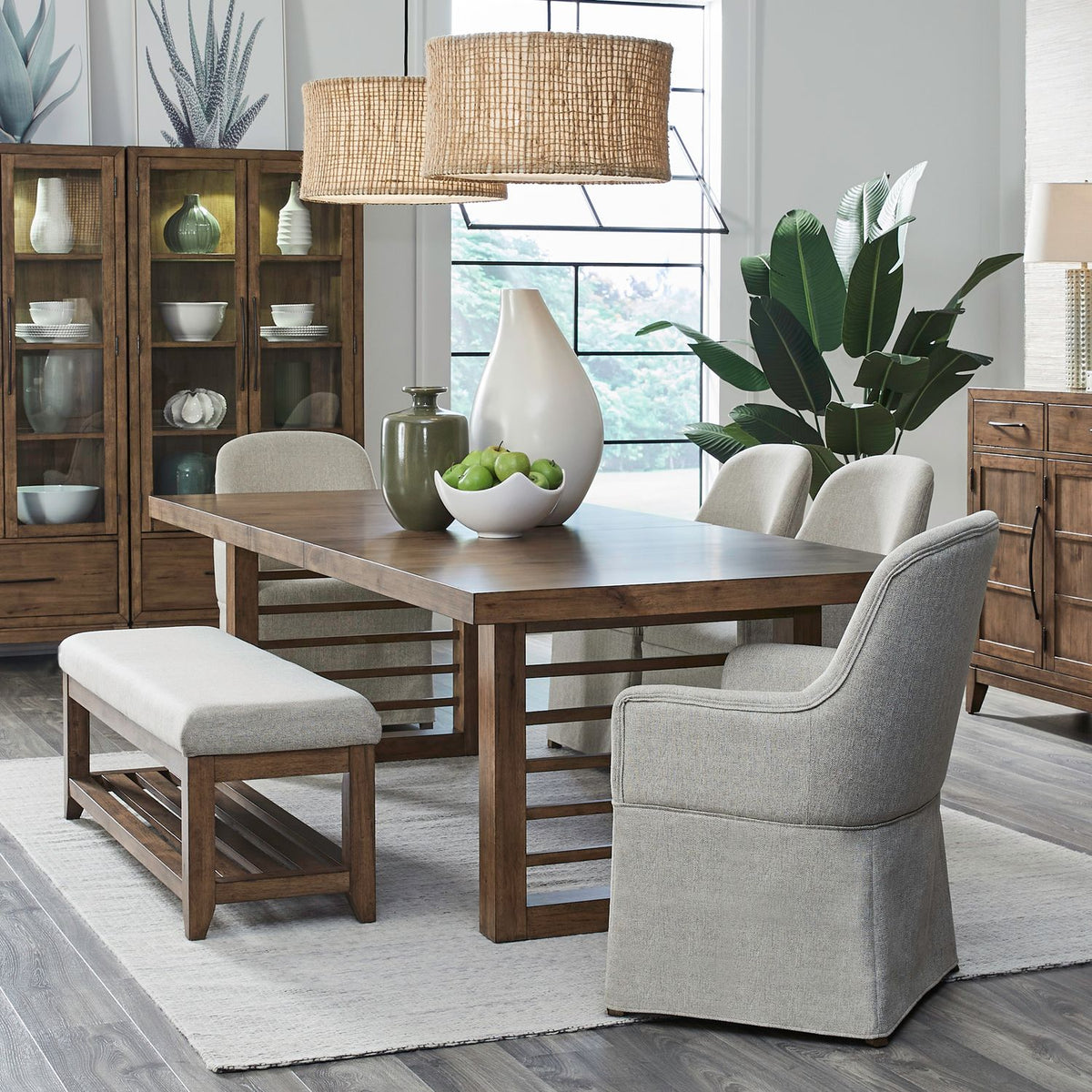 936-DR-62PS - 6 Piece Double Pedestal Table Set - Liberty Furniture