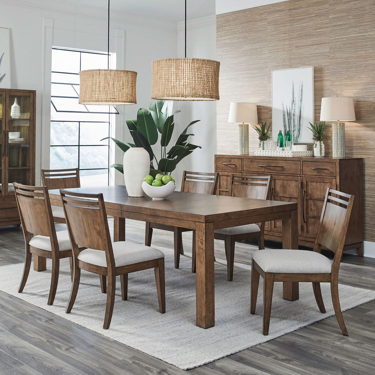 936-DR-O7RLS - Opt 7 Piece Rectangular Table Set - Liberty Furniture