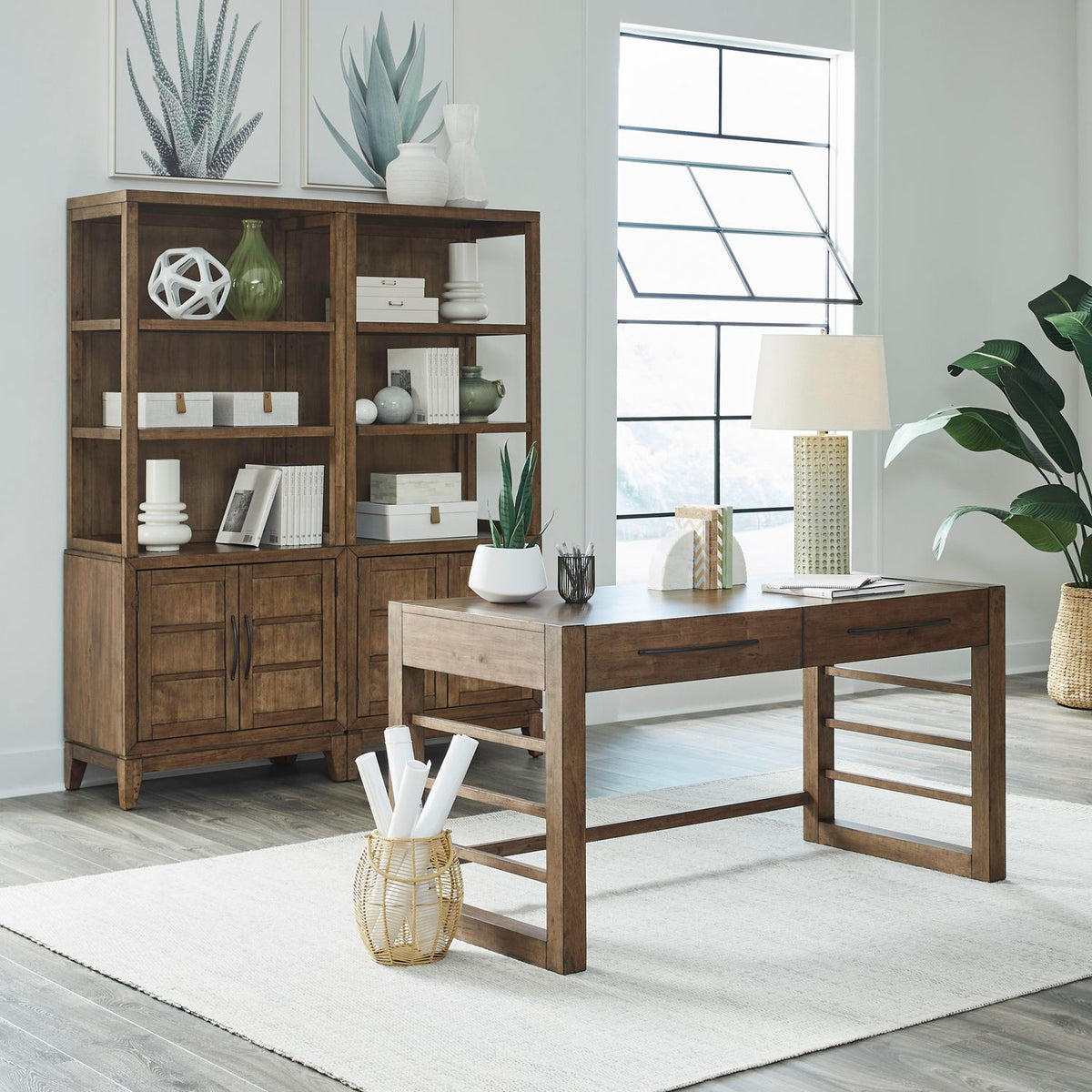 936-HO-DKBK - Desk & Bookcase Set - Liberty Furniture