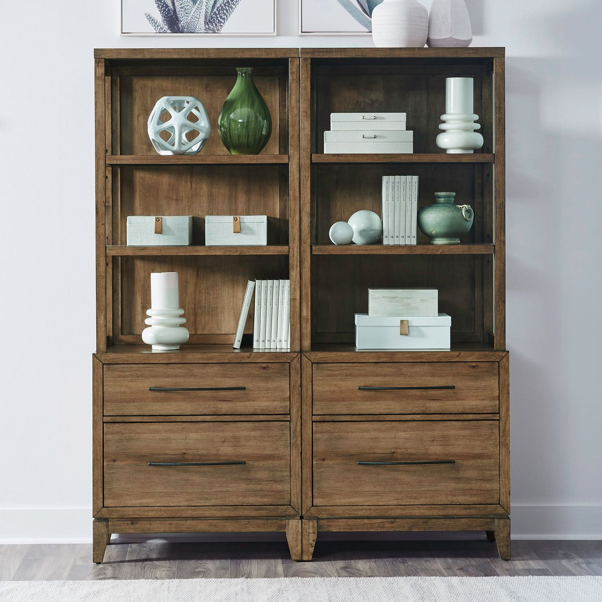 936-HO-O2BB - Opt 2 Piece Bunching Bookcase - Liberty Furniture