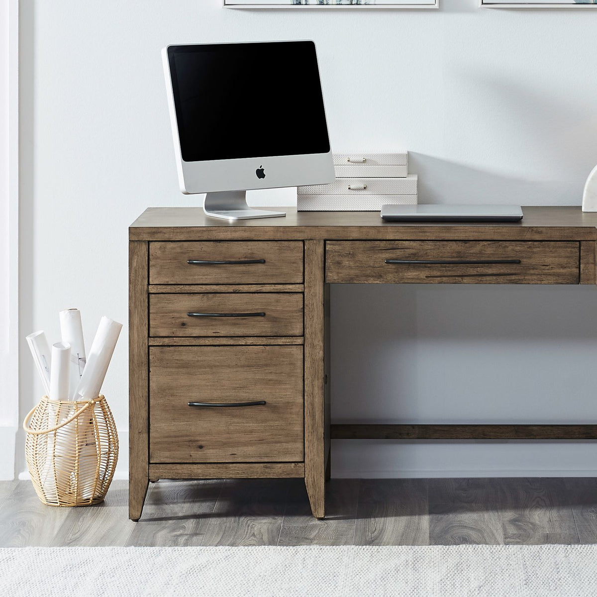 936-HO111T - L Writing Desk Top - Liberty Furniture