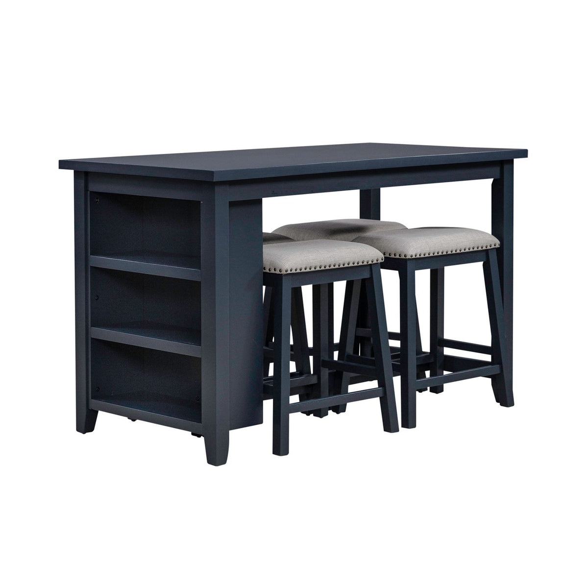 942NY-CD-5CTS - 5 Piece Counter Set- Navy - Liberty Furniture