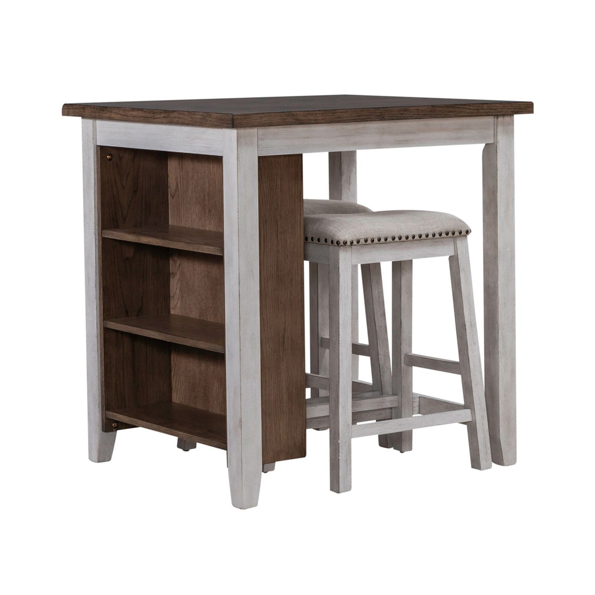 942TT-CD-3CTS - 3 Piece Counter Set - Two Tone - Liberty Furniture