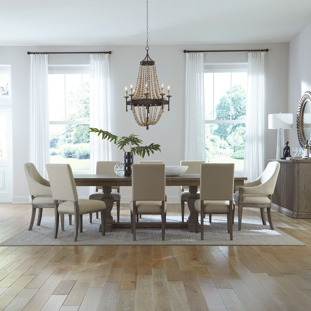 944-CD-9TRS - 9 Piece Trestle Table Set - Liberty Furniture
