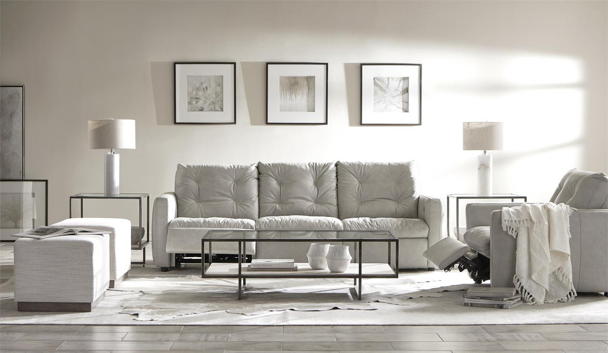 Merino Fabric Cocktail Ottoman