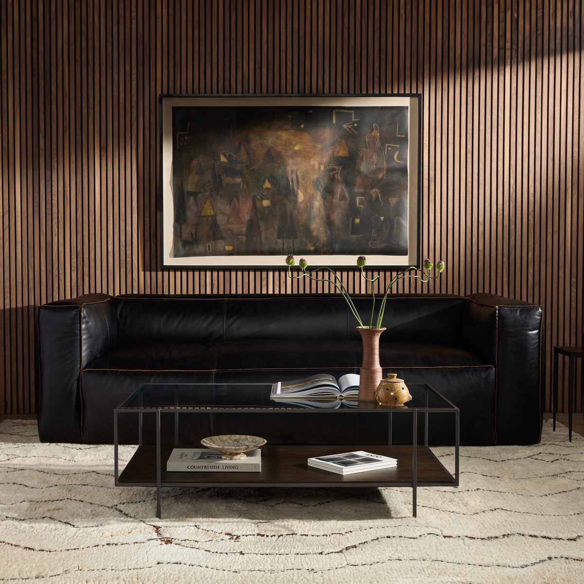 Nolita Reverse Stitch Sofa-99"