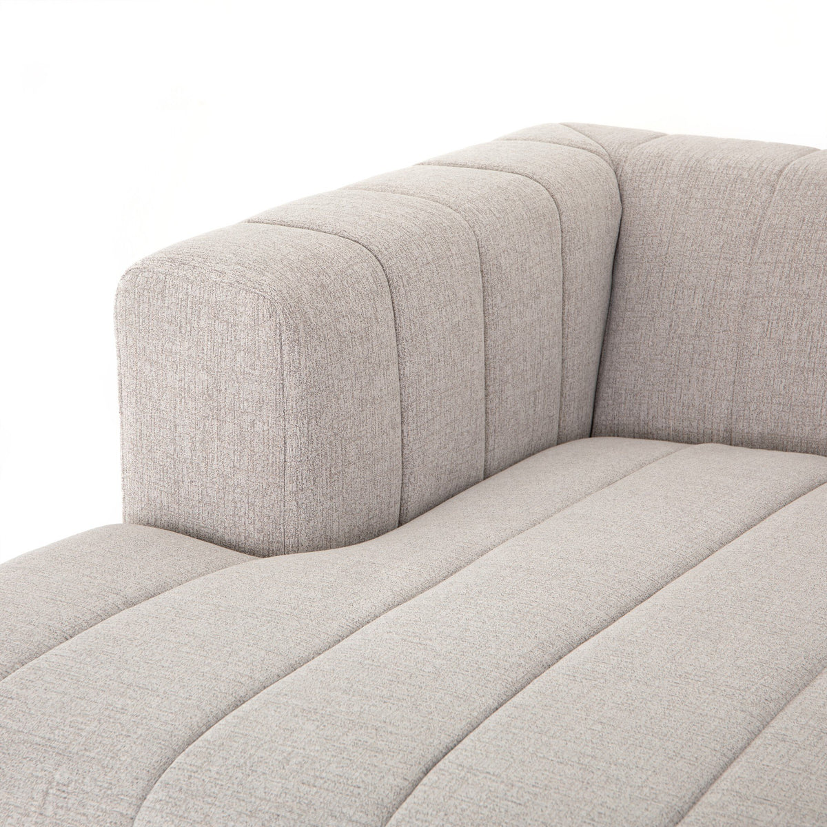 Langham Channeled 6pc Laf Chaise Sectional