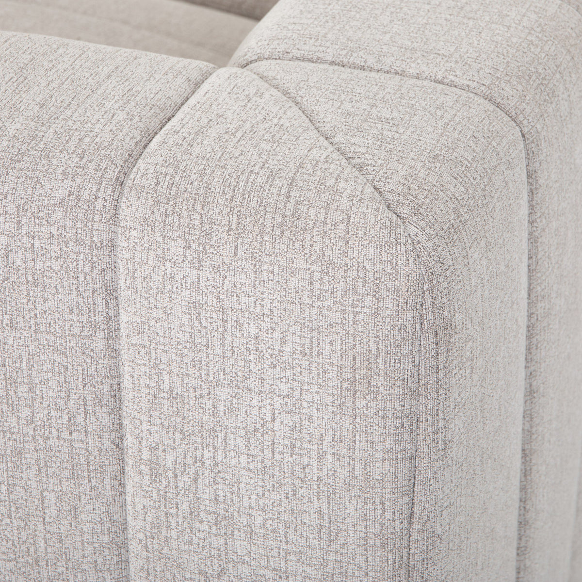Langham Channeled 6pc Laf Chaise Sectional