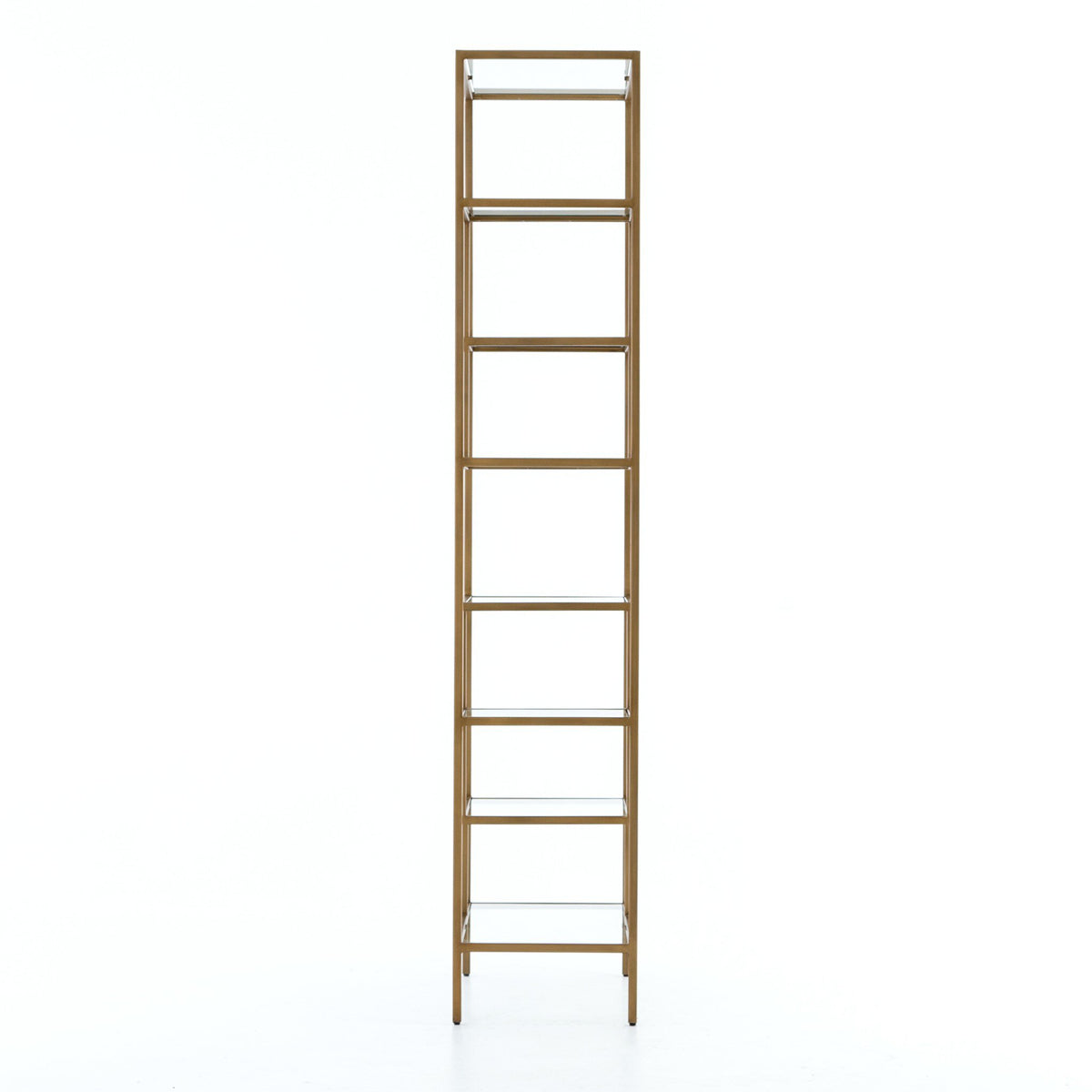 Helena Brass Bookshelf-83"