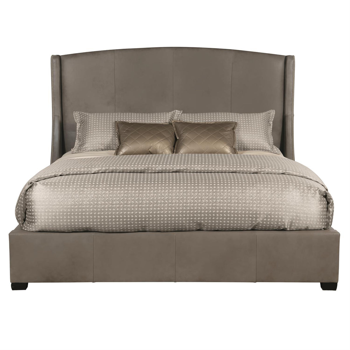 Cooper Leather Shelter Bed King (54" H)