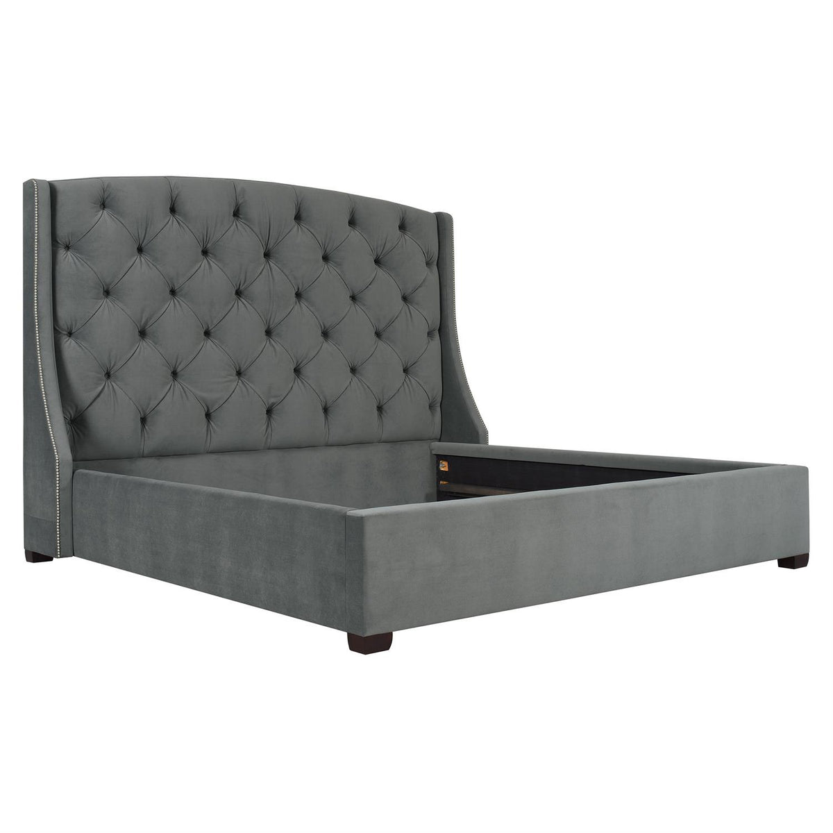 Jordan Fabric Shelter Bed Queen (64" H)