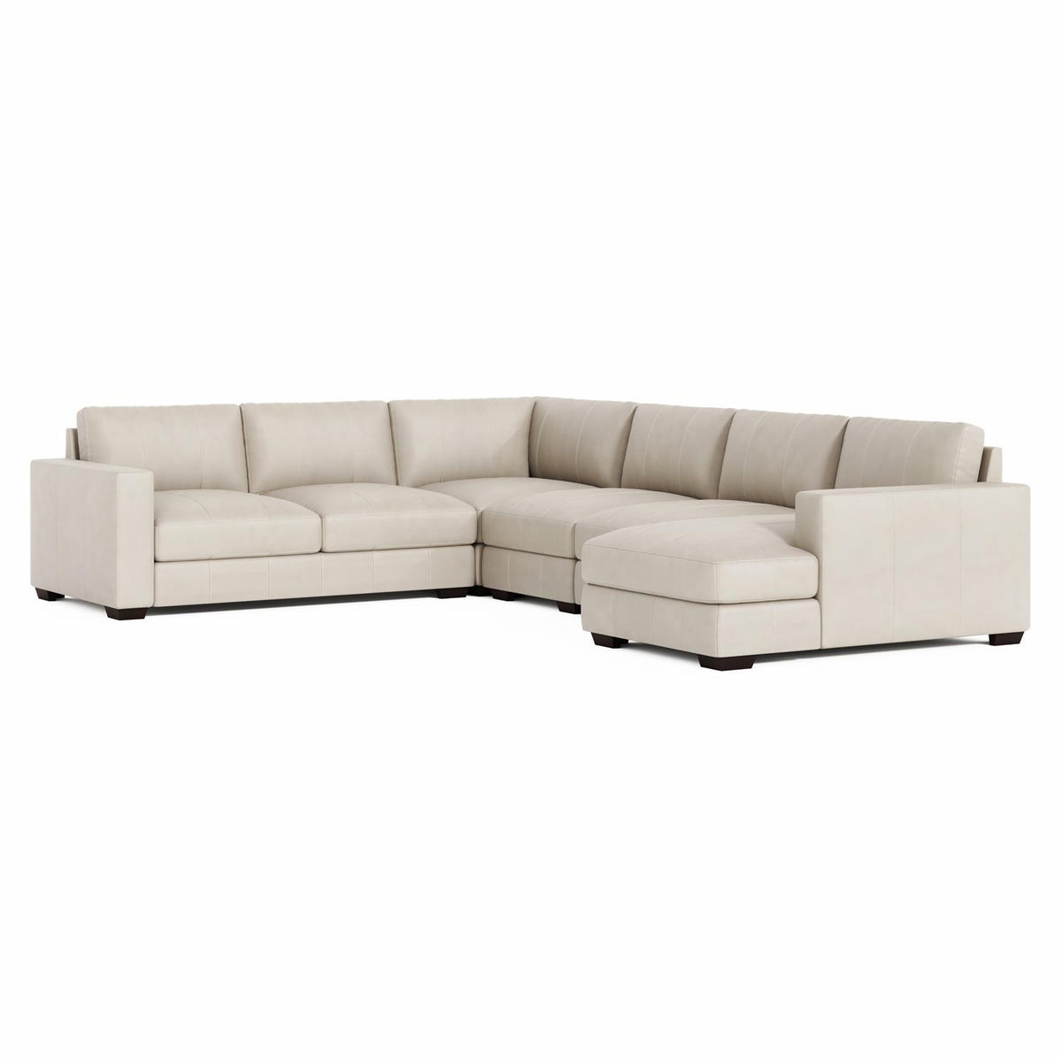 Dawkins Leather Sectional